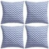 Oreiller D'extérieur 4 Pcs Impression Zigzag 45 X 45 Cm Bleu -Philips Boutique oreiller d exterieur 4 pcs impression zigzag 45 x 45 cm bleu 8718475517450 1301488