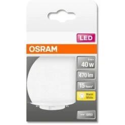 OSRAM Ampoule GX53 LED Verre Dépoli - 6W équivalent 40W GX53 - Blanc Chaud