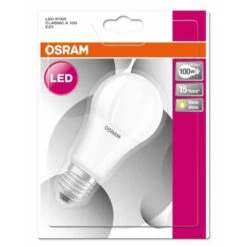 OSRAM Ampoule LED E27 13 W équivalent A 100 W Blanc Chaud -Philips Boutique osram ampoule led e27 13 w equivalent a 100 w blanc chaud 4052899272392 514610