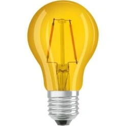 OSRAM Ampoule LED Standard Verre Jaune Déco - 2,5W équivalent 15 E27 - Blanc Chaud -Philips Boutique osram ampoule led standard verre jaune deco 2 5w equivalent 15 e27 blanc chaud 4058075433922 598232