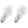 OSRAM Lot De 2 Ampoules E27 LED Standard Dépolie 8 W équivalent A 75 W Blanc Chaud -Philips Boutique osram lot de 2 ampoules e27 led standard depolie 8 w equivalent a 75 w blanc chaud 4058075815735 514523
