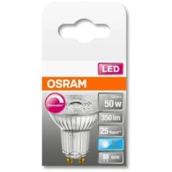 OSRAM Spot PAR16 LED 36° Verre Variable 5,5W=50 GU10 Froid -Philips Boutique osram spot par16 led 36 verre variable 5 5w 50 gu10 froid 4058075431713 754232
