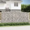 Paniers à Gabions Arqués 3 Pcs 400x30x180/200 Cm Fer Galvanisé -Philips Boutique paniers a gabions arques 3 pcs 400x30x180 200 cm fer galvanise 3666722898355 1484682
