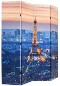 Paravent Décoratif Imprimé 4 Volets Bois Et Tissu K.Paris -Philips Boutique paravent decoratif imprime 4 volets bois et tissu k paris 3666722581424 256581