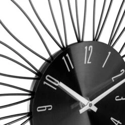 Pendule Fleur En Métal - Ø 50 X Ep. 4 Cm - Noir -Philips Boutique pendule fleur en metal 50 x ep 4 cm noir 3560234537842 456641