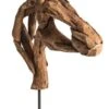 Petite Sculpture Cheval Bois Naturel Antique Chaher -Philips Boutique petite sculpture cheval bois naturel antique chaher 8430026957170 197894