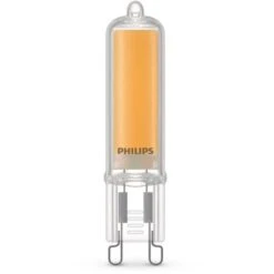Philips Ampoule LED Equivalent40W G9 Blanc Chaud, Non Dimmable, Verre, Lot De 2