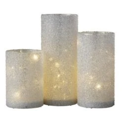 Photophore à LED Verre Blanc Licia H 25 Cm -Philips Boutique photophore a led verre blanc licia h 25 cm 5415203975263 360254