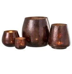 Photophore Conique Verre Marron Nissy H 16 Cm -Philips Boutique photophore conique verre marron nissy h 16 cm 5415203952325 367797