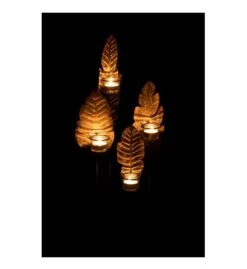 Photophore Métal Gris Sur Pied Noir Licia -Philips Boutique photophore metal gris sur pied noir licia 5415203969378 360351