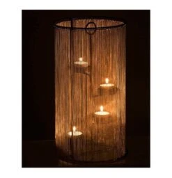 Photophore Métal Noir Et Chaîne Argentée Licia H 36 -Philips Boutique photophore metal noir et chaine argentee licia h 36 5415203881120 360444