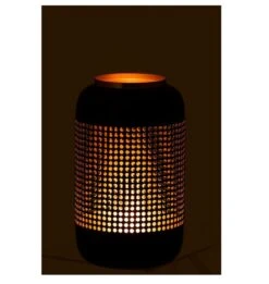 Photophore Métal Noir Et Doré Laqué Narsh -Philips Boutique photophore metal noir et dore laque narsh 5415203979780 356780