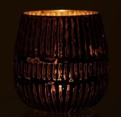 Photophore Oeuf Verre Marron Nissy -Philips Boutique photophore oeuf verre marron nissy 5415203952363 364227