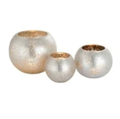 Photophore Verre Argenté Et Doré Licia D 20 Cm -Philips Boutique photophore verre argente et dore licia d 20 cm 5415203965059 360394