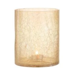 Photophore Verre Carquelé Jaune Indie H 18 Cm -Philips Boutique photophore verre carquele jaune indie h 18 cm 5400924040574 375160