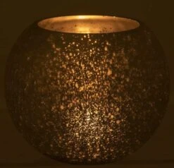 Photophore Verre Craquelé Argenté Mat Licia D 20 Cm -Philips Boutique photophore verre craquele argente mat licia d 20 cm 5415203965080 360379