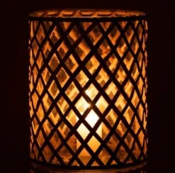 Photophore Verre Et Bois Clair Azura H 28 Cm -Philips Boutique photophore verre et bois clair azura h 28 cm 5400924024758 371428