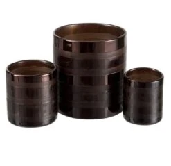 Photophore Verre Marron Narsh - Lot De 3 -Philips Boutique photophore verre marron narsh lot de 3 5415203865274 357018