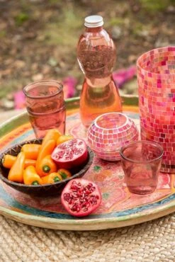 Photophore Verre Rose à Mosaïque Veeda H 15 Cm -Philips Boutique photophore verre rose a mosaique veeda h 15 cm 5400924020156 377668