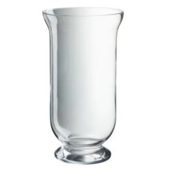 Photophore Verre Transparent Omani H 40 Cm