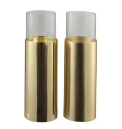 Photophores Sur Pied Métal Doré Narsh H 38