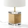 Pied De Lampe Acrylique Et Métal Doré Vera H 34 Cm -Philips Boutique pied de lampe acrylique et metal dore vera h 34 cm 8435471823629 323909