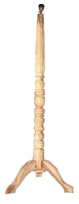 Pied De Lampe En Bois De Teck Naturel Fadia 3 Pied De Lampe En Bois De Teck Naturel Fadia