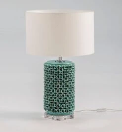Pied De Lampe En Céramique Vert Charlie -Philips Boutique pied de lampe en ceramique vert charlie 8435471820741 323854
