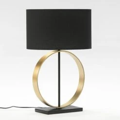 Pied De Lampe Métal Doré Et Noir Veronica H 44 -Philips Boutique pied de lampe metal dore et noir veronica h 44 8435471820611 239521