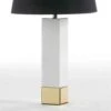 Pied De Lampe Verre Blanc Avec Socle Doré Gracias -Philips Boutique pied de lampe verre blanc avec socle dore gracias 8435471817994 323880
