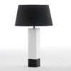 Pied De Lampe Verre Blanc Avec Socle Noir Gracias -Philips Boutique pied de lampe verre blanc avec socle noir gracias 8435471818069 239731