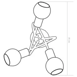 Plafonnier Avec Abat-jour En Verre 3 Ampoules E14 Blanc Bol -Philips Boutique plafonnier avec abat jour en verre 3 ampoules e14 blanc bol 3666722461191 748070