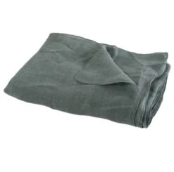 Plaid Délavé Tissu Vert Foncé Verde