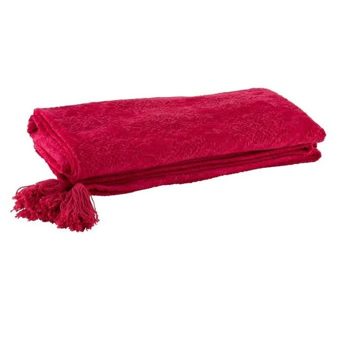 Plaid Tissu Coton Rose Foncé Ocel 3 Plaid Tissu Coton Rose Foncé Ocel