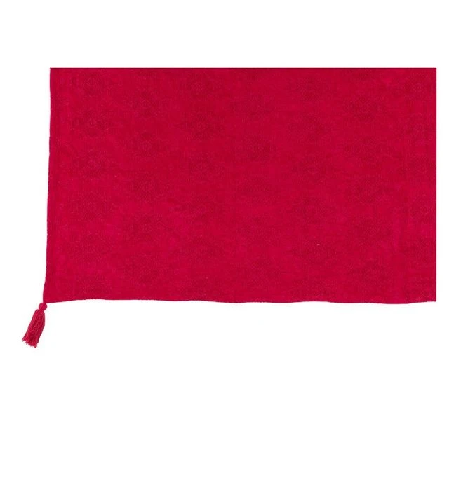 Plaid Tissu Coton Rose Foncé Ocel 4 Plaid Tissu Coton Rose Foncé Ocel – Image 2