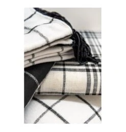 Plaids Polyester Carreaux Noir Et Blanc Bialli - Lot De 4 -Philips Boutique plaids polyester carreaux noir et blanc bialli lot de 4 5415203982766 369090