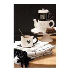 Plaids Polyester Carreaux Noir Et Blanc Bialli - Lot De 4 -Philips Boutique plaids polyester carreaux noir et blanc bialli lot de 4 5415203982766 369092