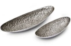 Plateau Décoratif En Métal Fila - Lot De 2