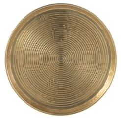 Plateau Moyen Rond Aluminium Doré Zara D 45 Cm -Philips Boutique plateau moyen rond aluminium dore zara d 45 cm 5400924287061 1336873