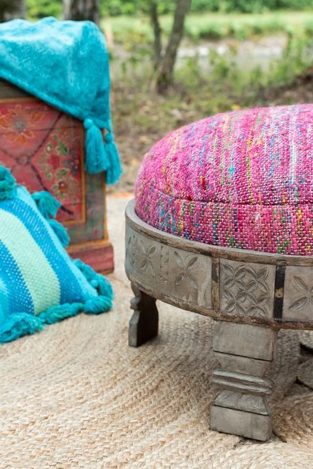 Plateau Sur Pied Rond Bois Naturel Gris Natioura D 60.5 Cm 6 Plateau Sur Pied Rond Bois Naturel Gris Natioura D 60.5 Cm – Image 4