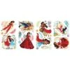 ROOMMATES Stickers DISNEY PRINCESS - PRINCESS ELENA Repositionnables 4 Feuilles De 10,1cm X 44,1cm