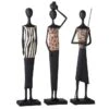 Sculpture Africaine Résine Noire Imprimée Diere - Lot De 3 -Philips Boutique sculpture africaine resine noire imprimee diere lot de 3 5415203950666 370394
