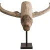 Sculpture Bois D'acacia Gris Décapé Toro -Philips Boutique sculpture bois d acacia gris decape toro 8430026935291 197915