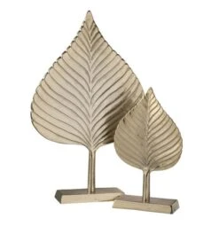 Sculpture Feuille Sur Pied Métal Doré Narsh -Philips Boutique sculpture feuille sur pied metal dore narsh 5415203967121 357093