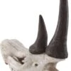 Sculpture Rhinocéros Résine Noir Et Blanc Pablo -Philips Boutique sculpture rhinoceros resine noir et blanc pablo 8430026529469 197903