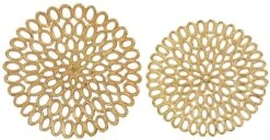 Set De 2 Plat Rond Aluminium Doré Gona - Lot De 2 5 Set De 2 Plat Rond Aluminium Doré Gona - Lot De 2 -Philips Boutique set de 2 plat rond aluminium dore gona lot de 2 5400924184315 1326273