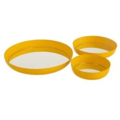 Set De 6 Miroirs Verre Et Métal Jaune Mat Nayra -Philips Boutique set de 6 miroirs verre et metal jaune mat nayra 5400924029456 376376