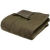 SONIA Edredon Velours - 80 X 180 Cm - Vert Kaki -Philips Boutique sonia edredon velours 80 x 180 cm vert kaki 3560237582467 762339