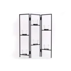 Support Métal Avec 6 Photophores