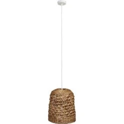 Suspension Bambou Beige Musai D 30 Cm